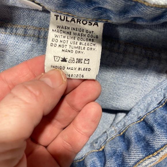 Tularosa Revolve 100% Cotton Woven Madelyn Mini Skirt In Fuji Size 29 - Picture 13 of 16